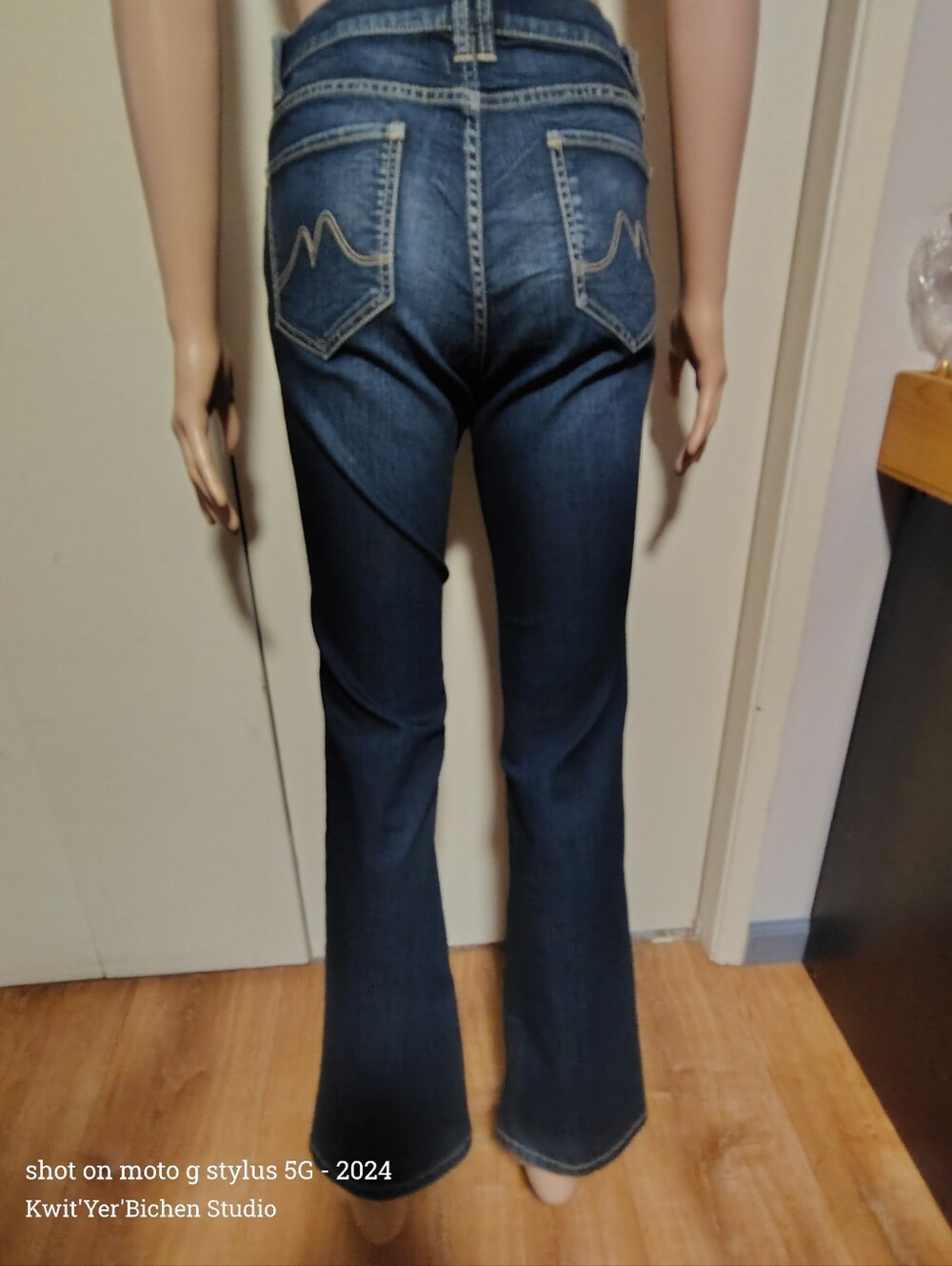 NY & C Bootcut Jeans Women's Blue Denim 6